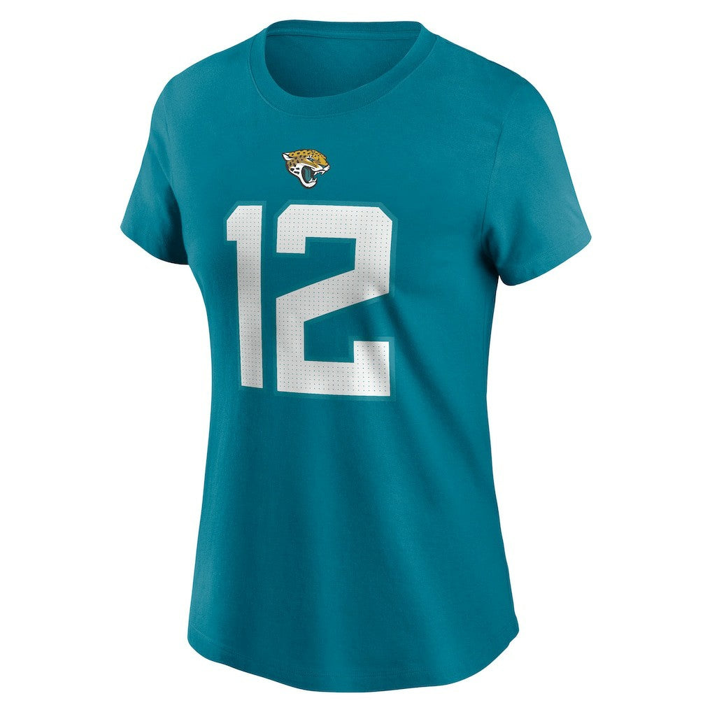 Travis Hunter  Women's Name & Number T-Shirt - Jacksonville Jaguars T-shirts