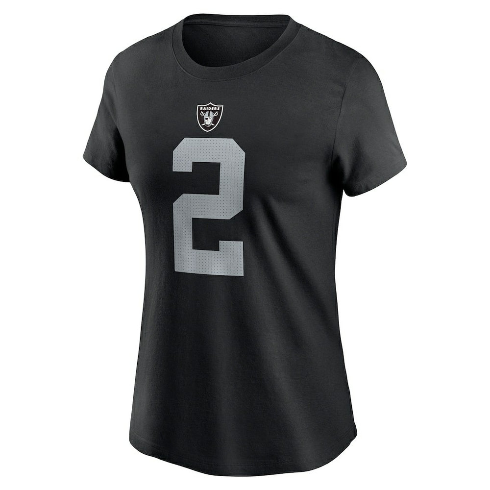 Ashton Jeanty  Women's Name & Number T-Shirt - Las Vegas Raiders T-shirts