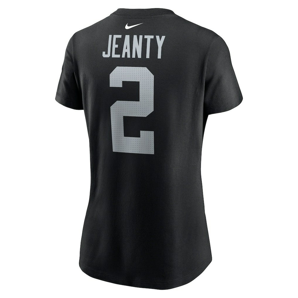 Ashton Jeanty  Women's Name & Number T-Shirt - Las Vegas Raiders T-shirts