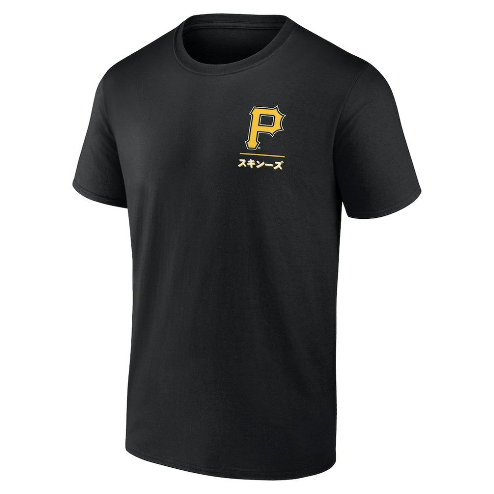 Black Paul Skenes Pittsburgh Pirates Anime Player T-Shirt