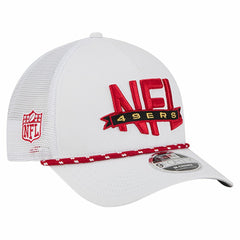 NFL 9FORTY A-Frame M-Crown Adjustable Trucker Hat - San Francisco 49ers Hats