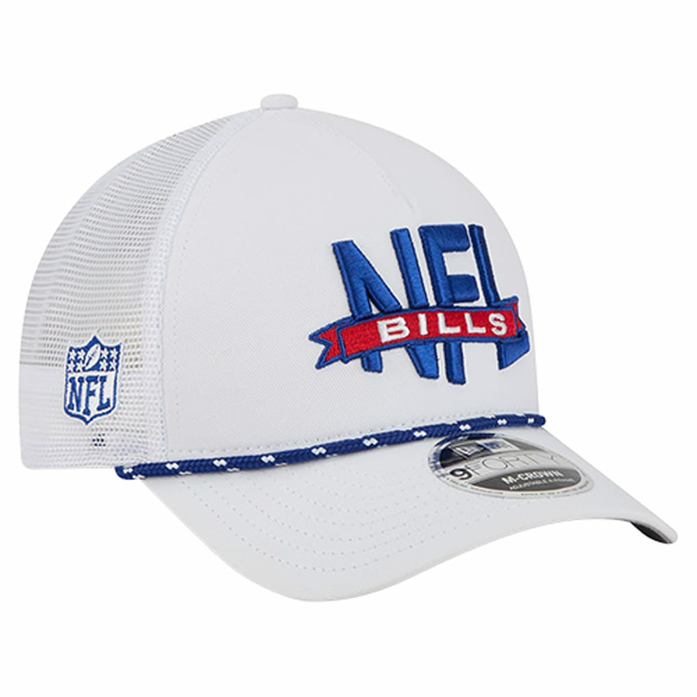 NFL 9FORTY A-Frame M-Crown Adjustable Trucker Hat - Buffalo Bills Hats