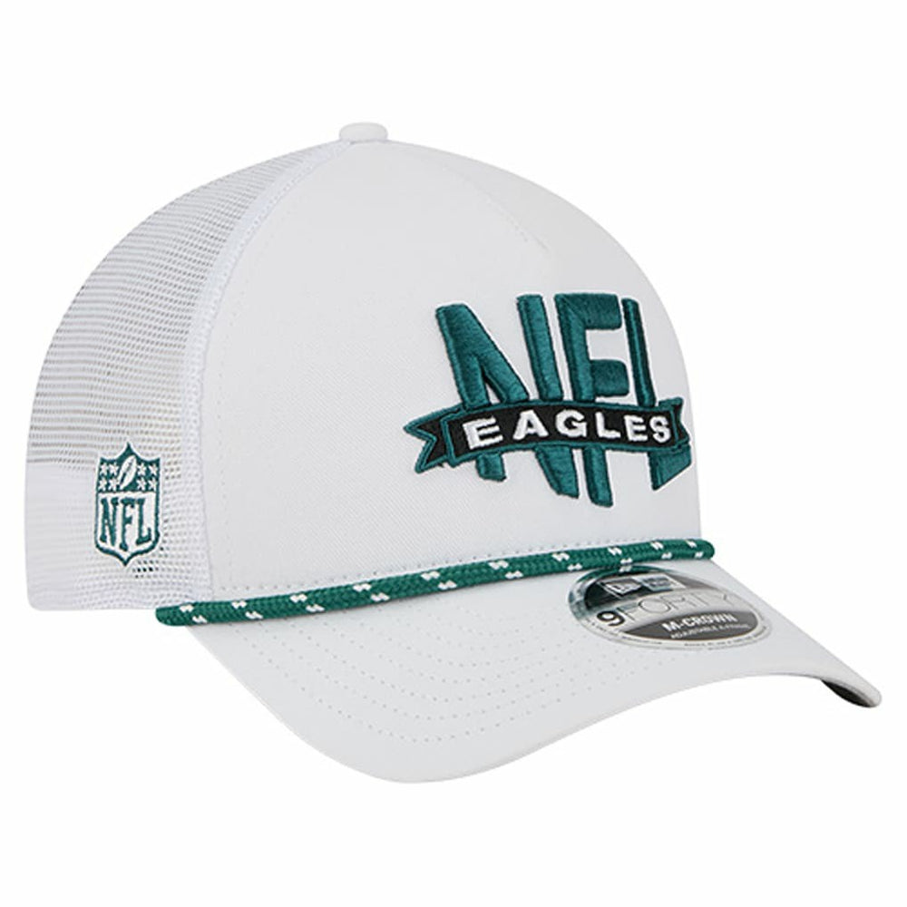 NFL 9FORTY A-Frame M-Crown Adjustable Trucker Hat - Philadelphia Eagles Hats