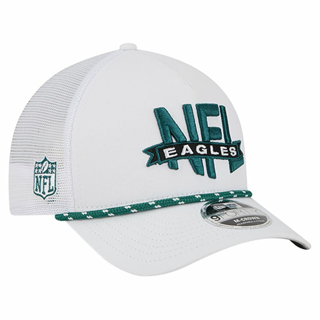 NFL 9FORTY A-Frame M-Crown Adjustable Trucker Hat - Philadelphia Eagles Hats