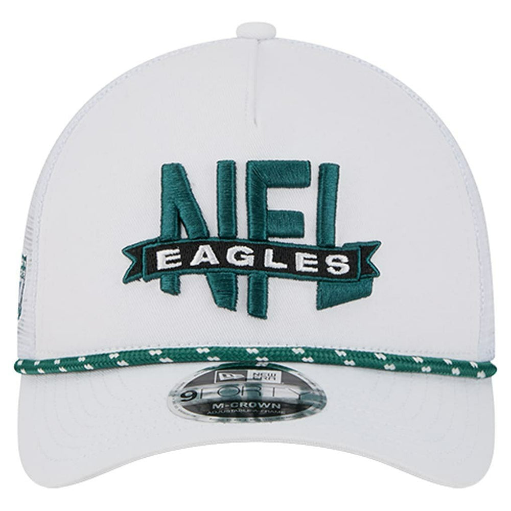 NFL 9FORTY A-Frame M-Crown Adjustable Trucker Hat - Philadelphia Eagles Hats