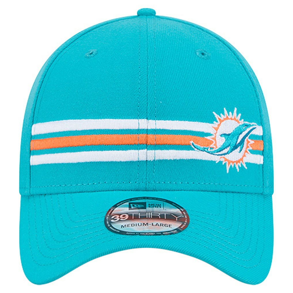 Stripes 39THIRTY Flex Hat - Miami Dolphins Hats