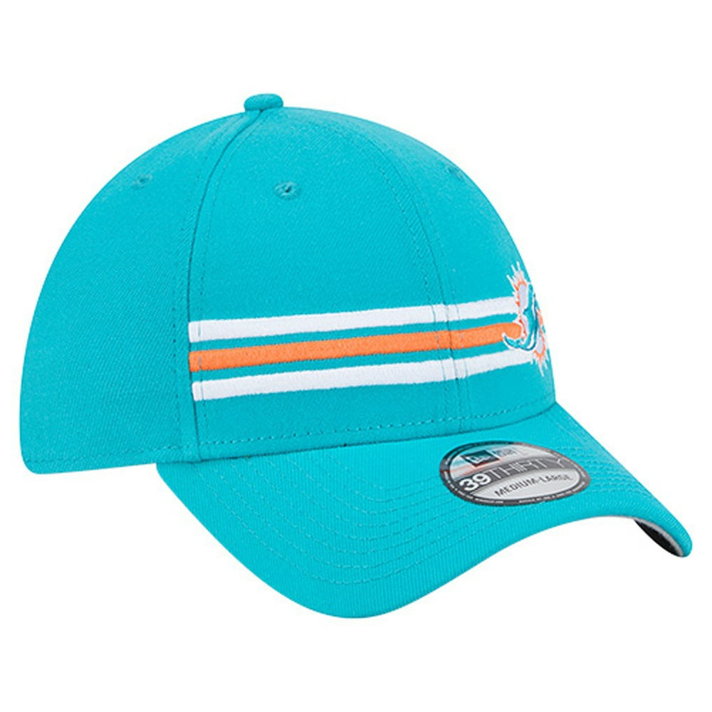 Stripes 39THIRTY Flex Hat - Miami Dolphins Hats