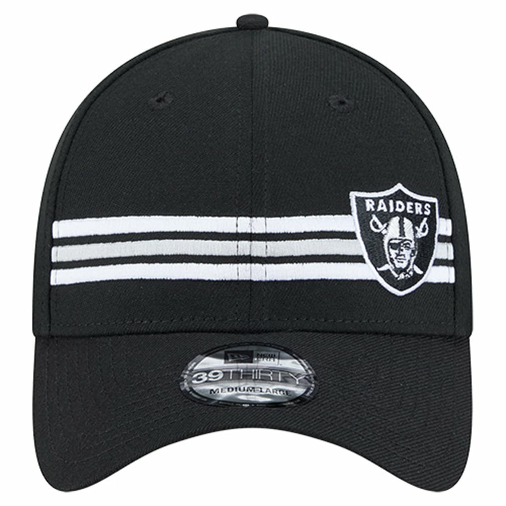 Stripes 39THIRTY Flex Hat - Las Vegas Raiders Hats