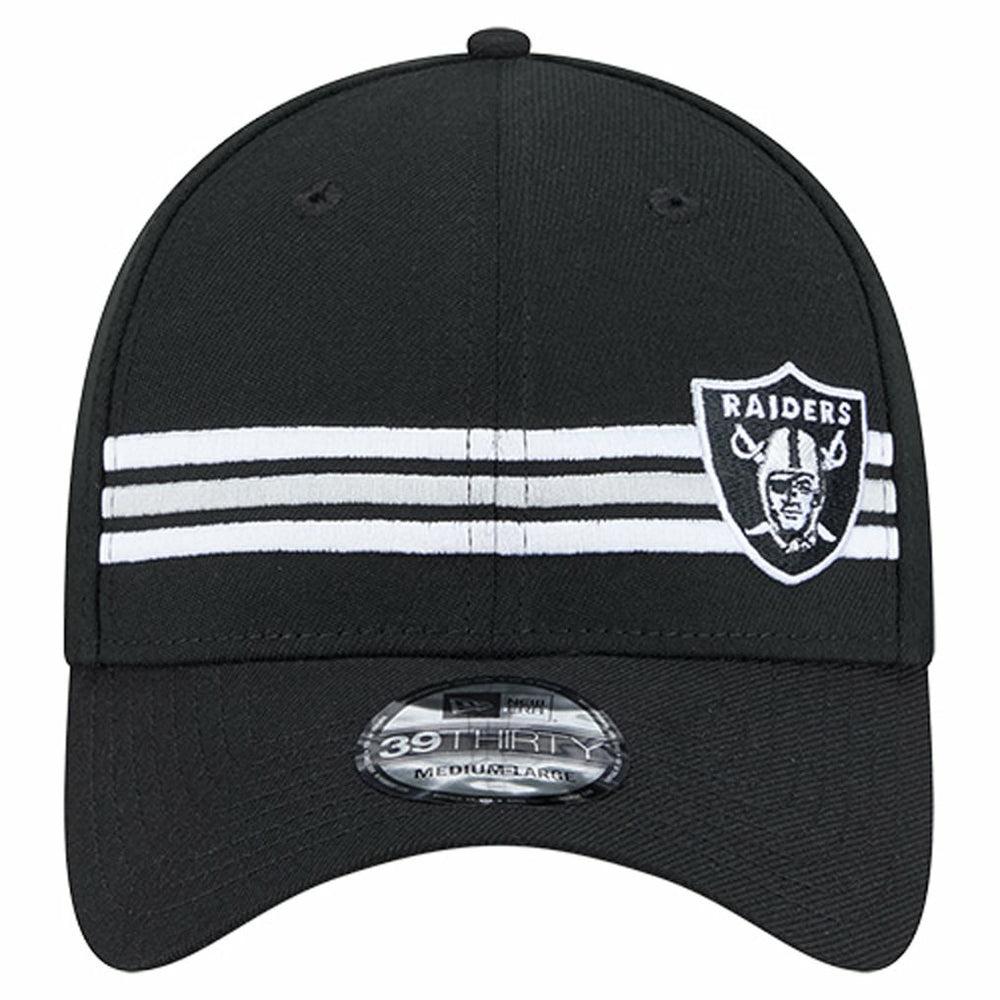 Stripes 39THIRTY Flex Hat - Las Vegas Raiders Hats