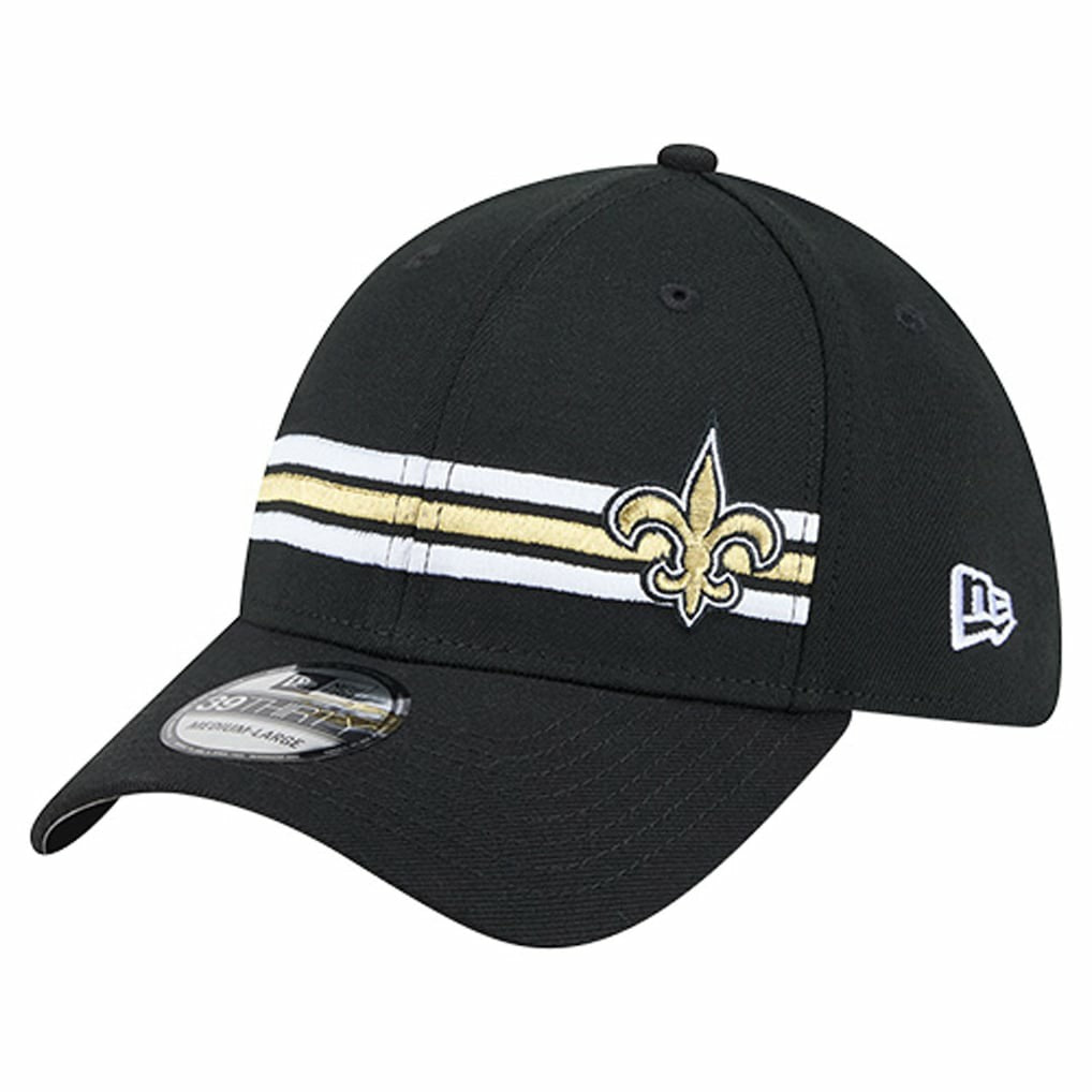 Stripes 39THIRTY Flex Hat - New Orleans Saints Hats