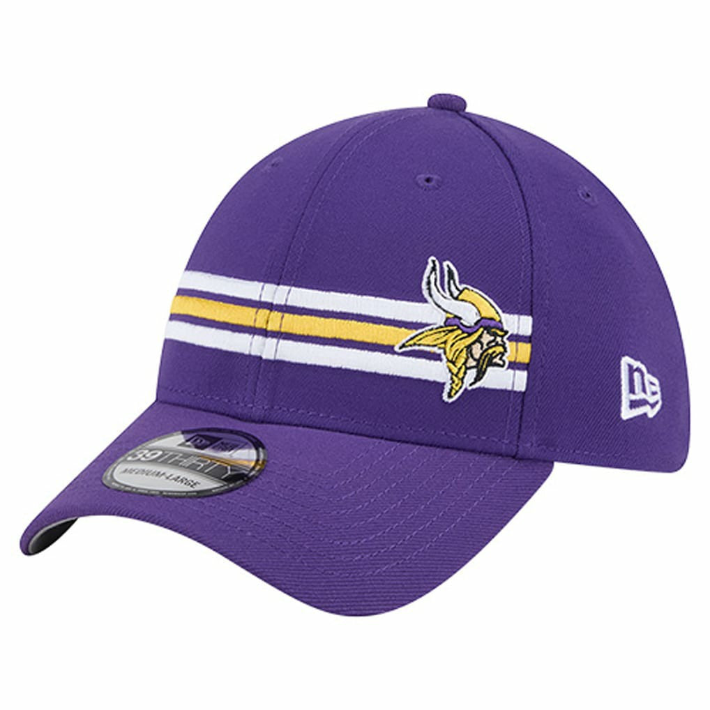 Stripes 39THIRTY Flex Hat - Minnesota Vikings Hats