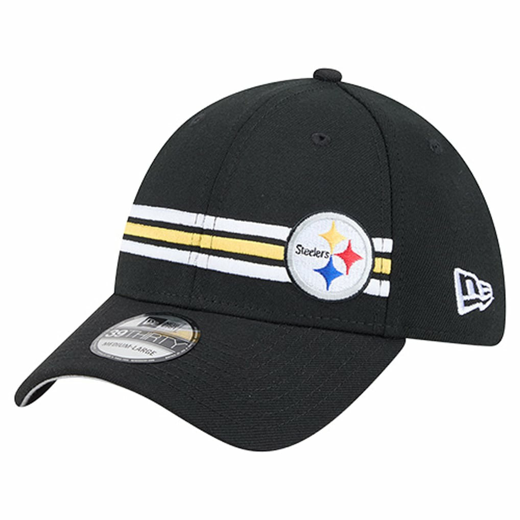 Stripes 39THIRTY Flex Hat - Pittsburgh Steelers Hats