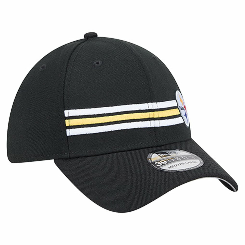 Stripes 39THIRTY Flex Hat - Pittsburgh Steelers Hats
