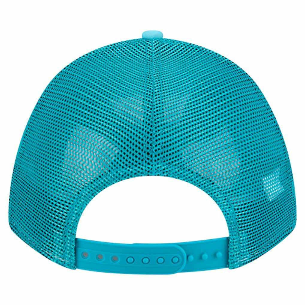 Gas Station 9FORTY A-Frame M-Crown Adjustable Trucker Hat - Miami Dolphins Hats