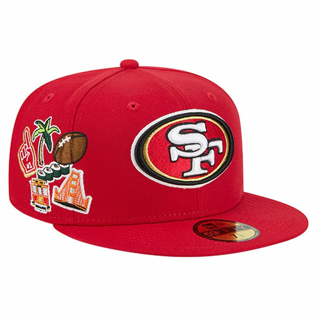 Group Chat 59FIFTY Fitted Hat - San Francisco 49ers Hats