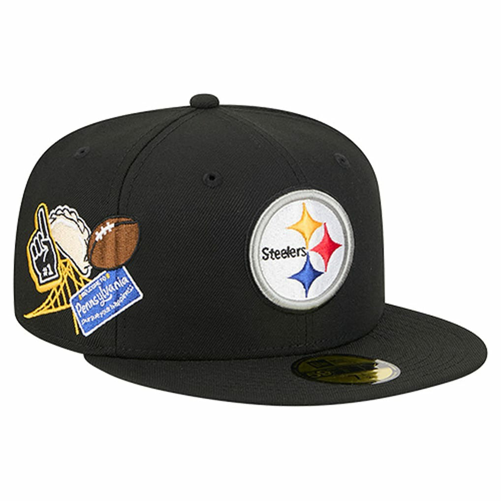 Group Chat 59FIFTY Fitted Hat - Pittsburgh Steelers Hats