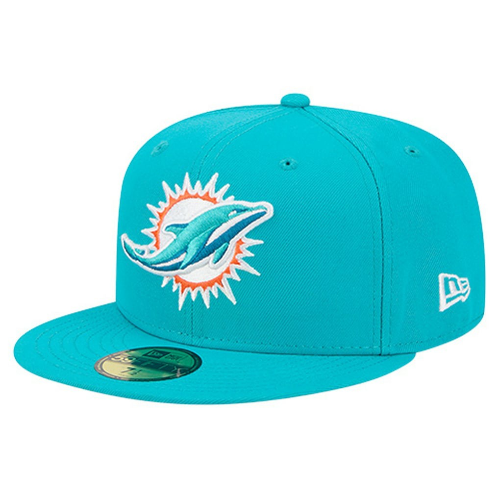 Group Chat 59FIFTY Fitted Hat - Miami Dolphins Hats