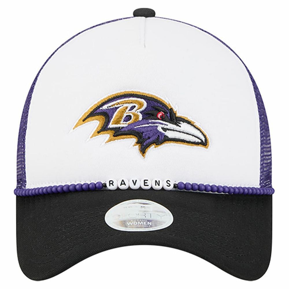 Women's Friendship Bracelet 9FORTY Adjustable Hat - Baltimore Ravens Hats