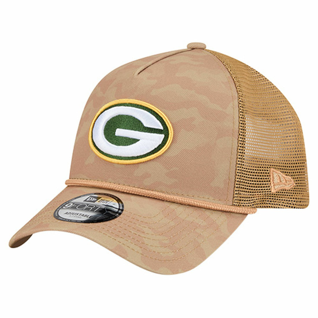 Wheat Camo 9FORTY Adjustable Hat - Green Bay Packers Hats