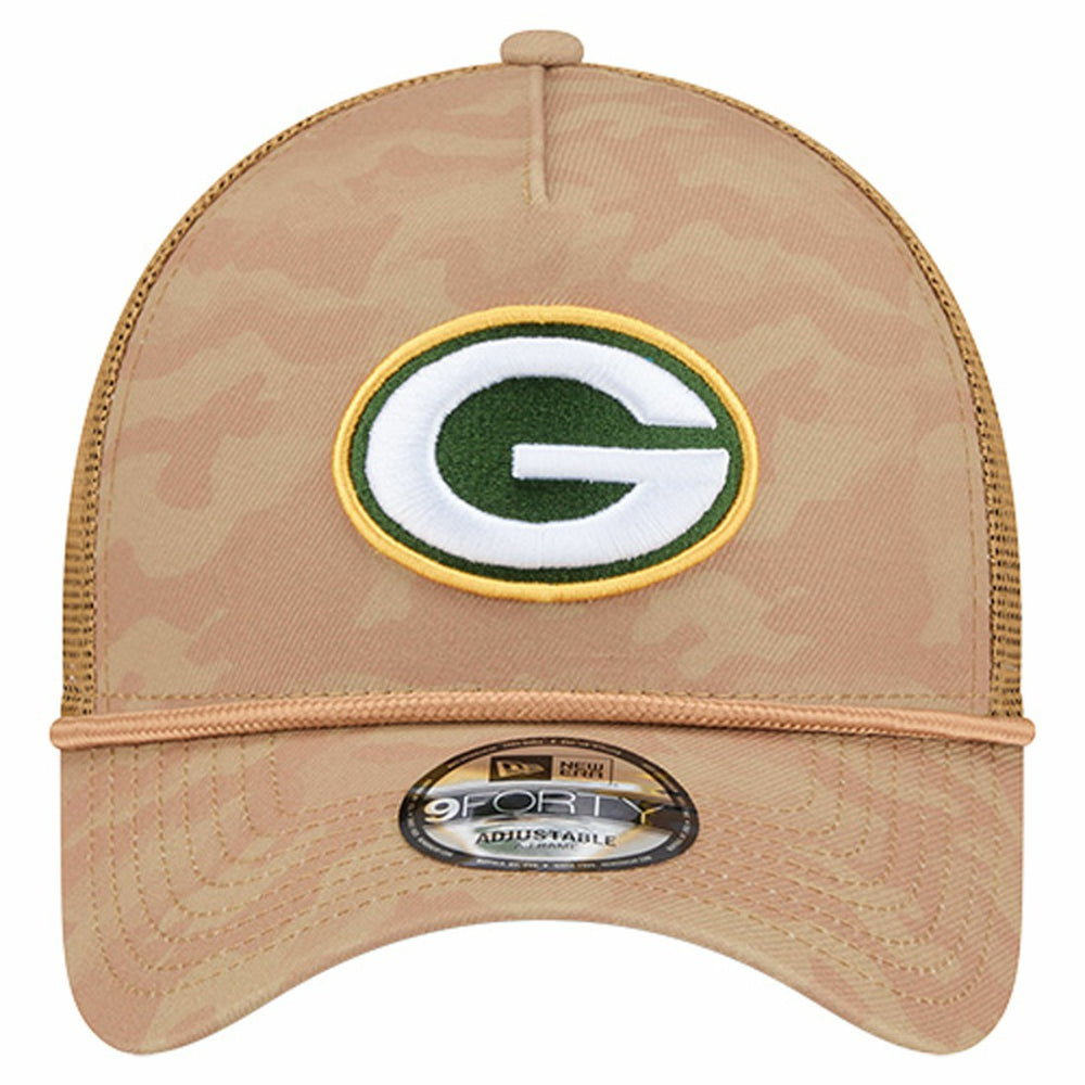 Wheat Camo 9FORTY Adjustable Hat - Green Bay Packers Hats