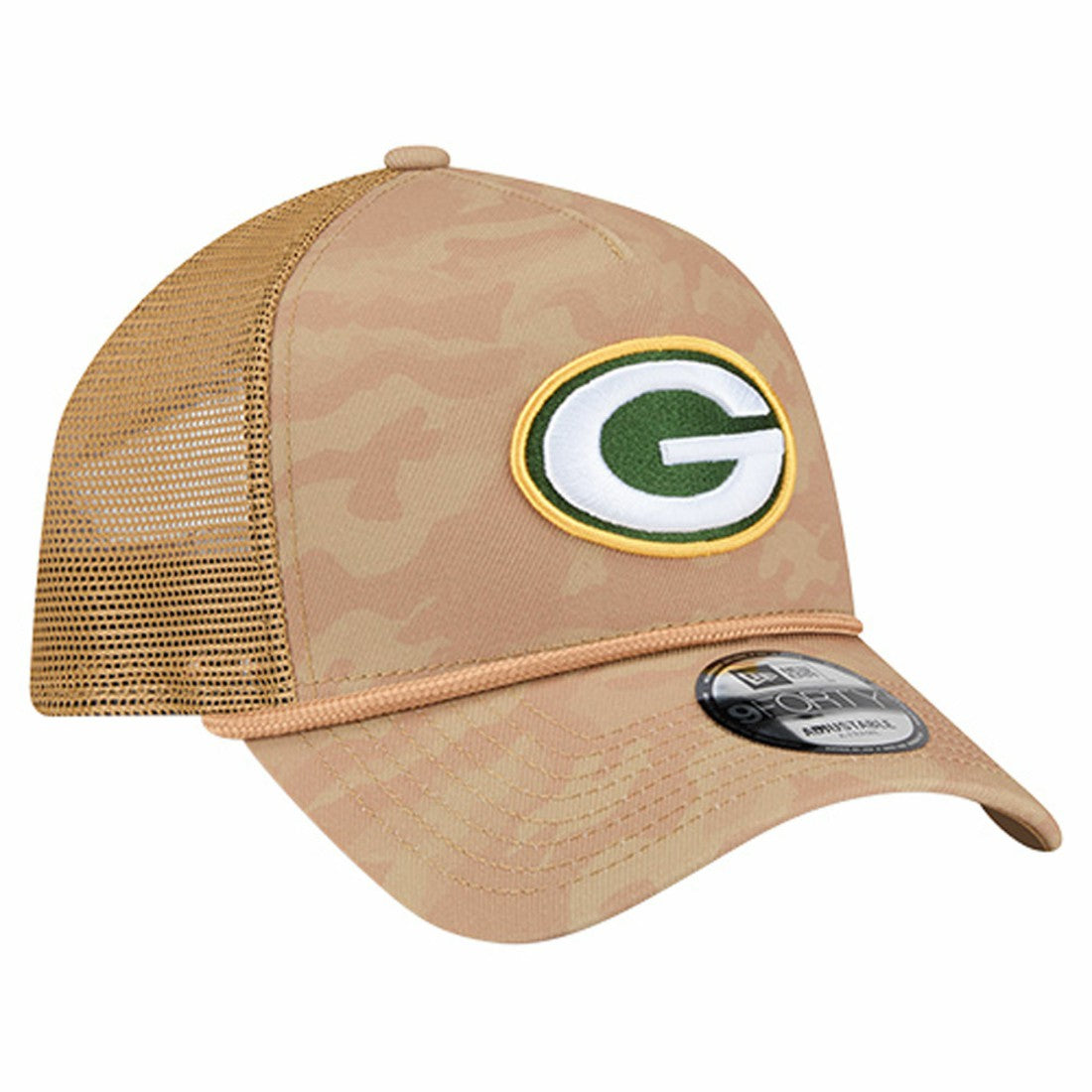 Wheat Camo 9FORTY Adjustable Hat - Green Bay Packers Hats