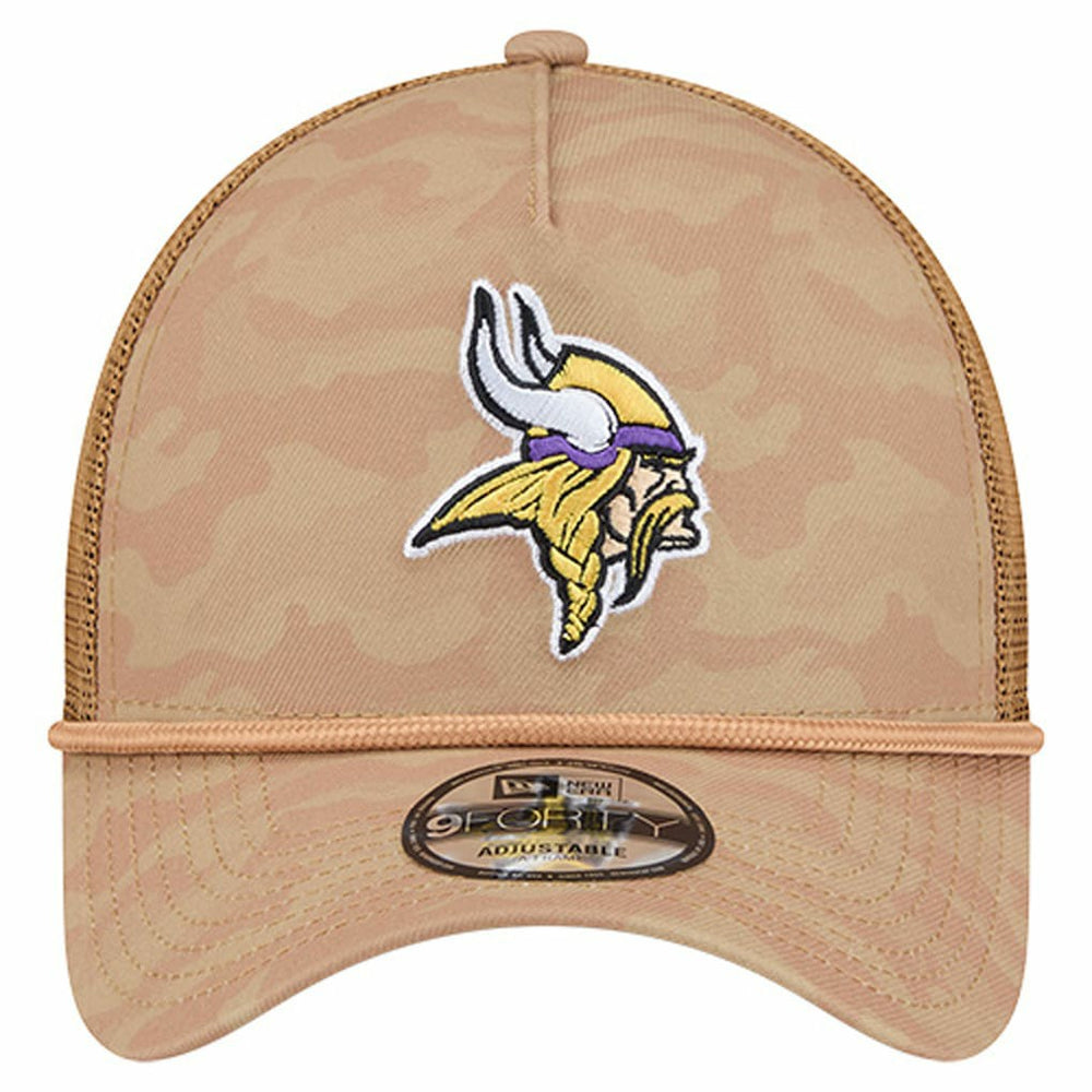Wheat Camo 9FORTY Adjustable Hat - Minnesota Vikings Hats