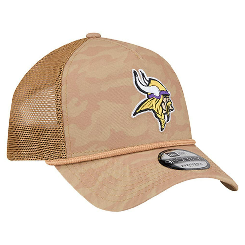 Wheat Camo 9FORTY Adjustable Hat - Minnesota Vikings Hats