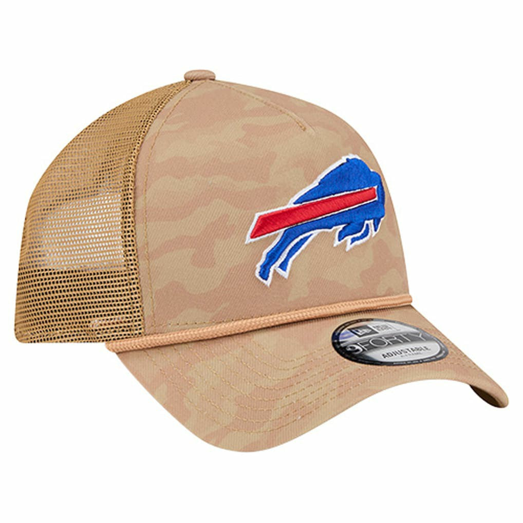 Wheat Camo 9FORTY Adjustable Hat - Buffalo Bills Hats