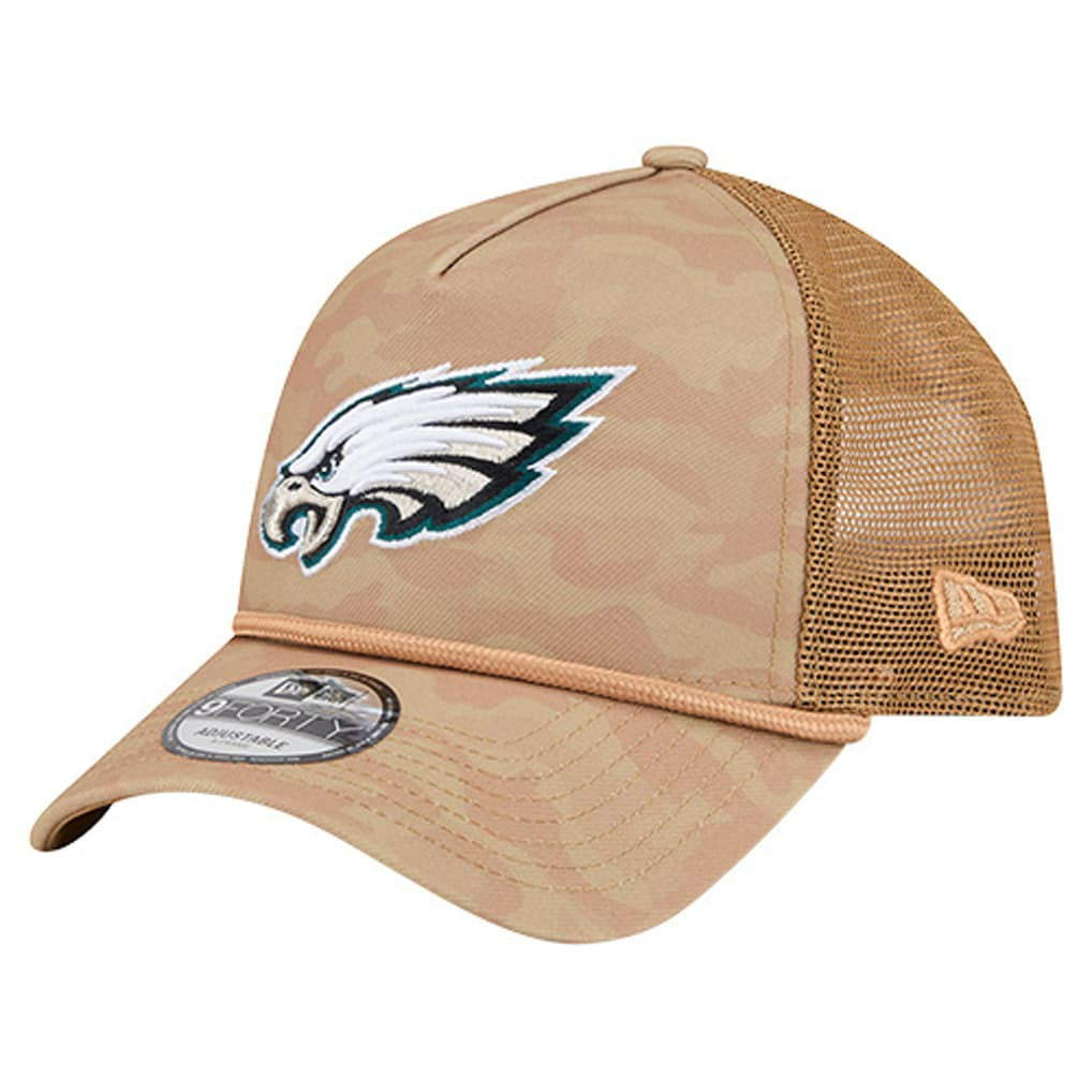 Wheat Camo 9FORTY Adjustable Hat - Philadelphia Eagles Hats