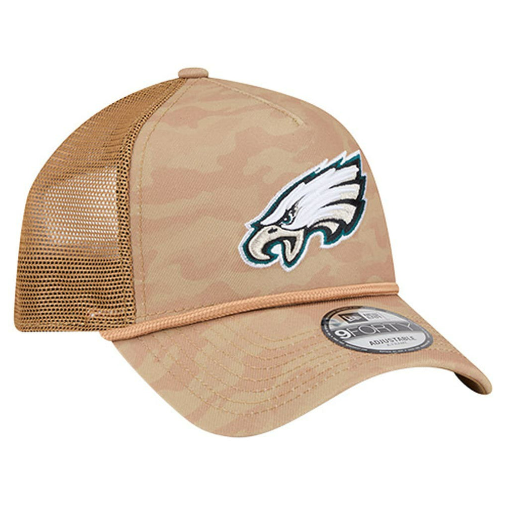 Wheat Camo 9FORTY Adjustable Hat - Philadelphia Eagles Hats