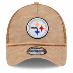 Wheat Camo 9FORTY Adjustable Hat - Pittsburgh Steelers Hats