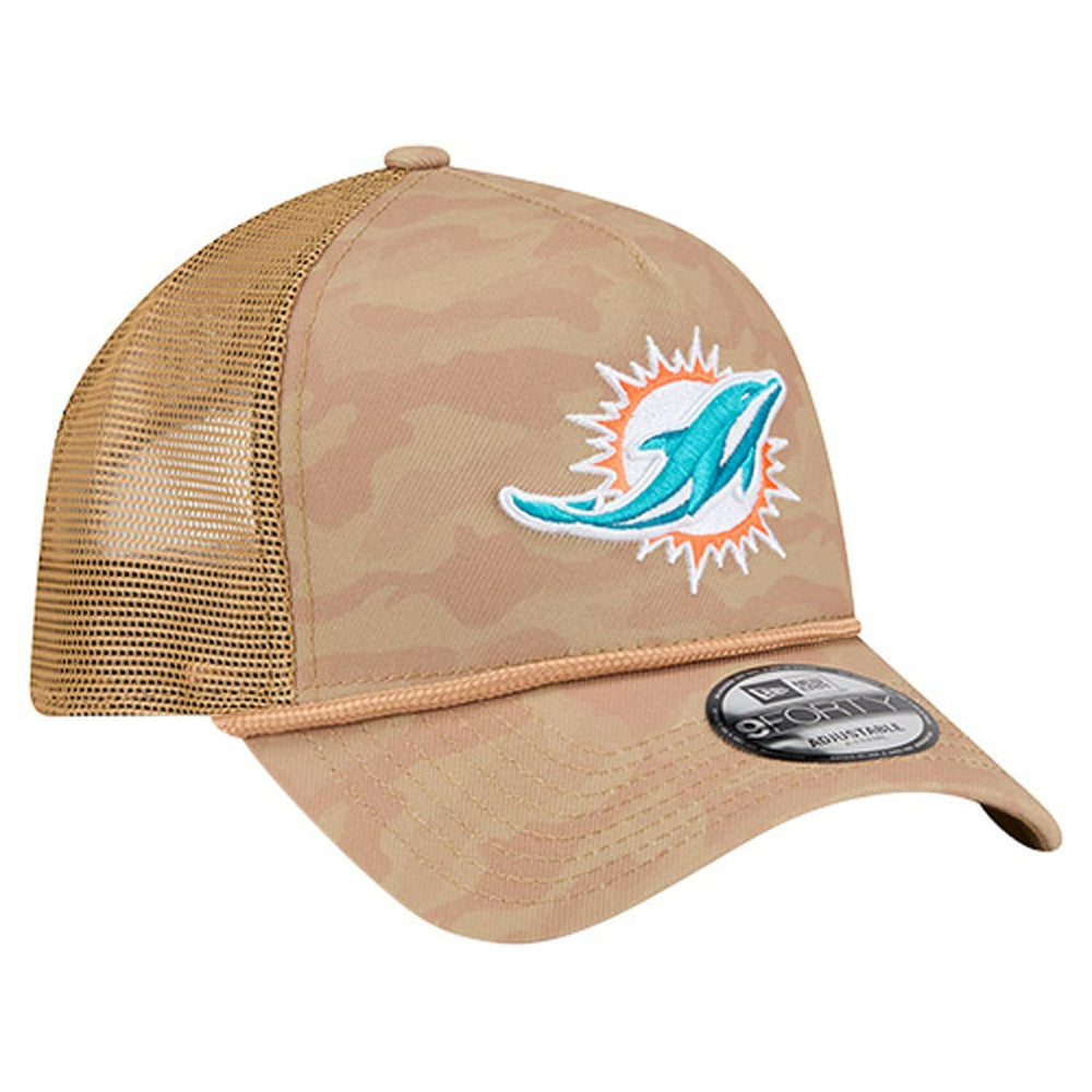 Wheat Camo 9FORTY Adjustable Hat - Miami Dolphins Hats