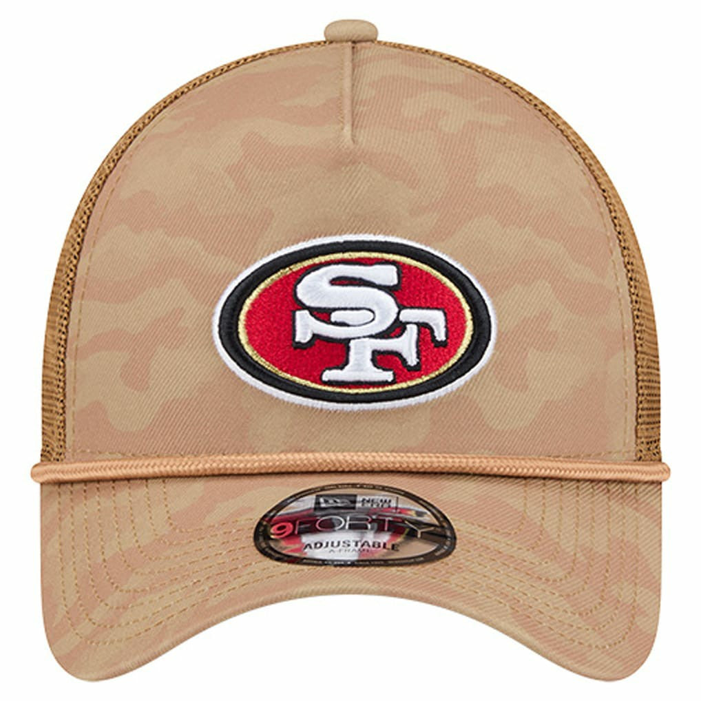Wheat Camo 9FORTY Adjustable Hat - San Francisco 49ers Hats