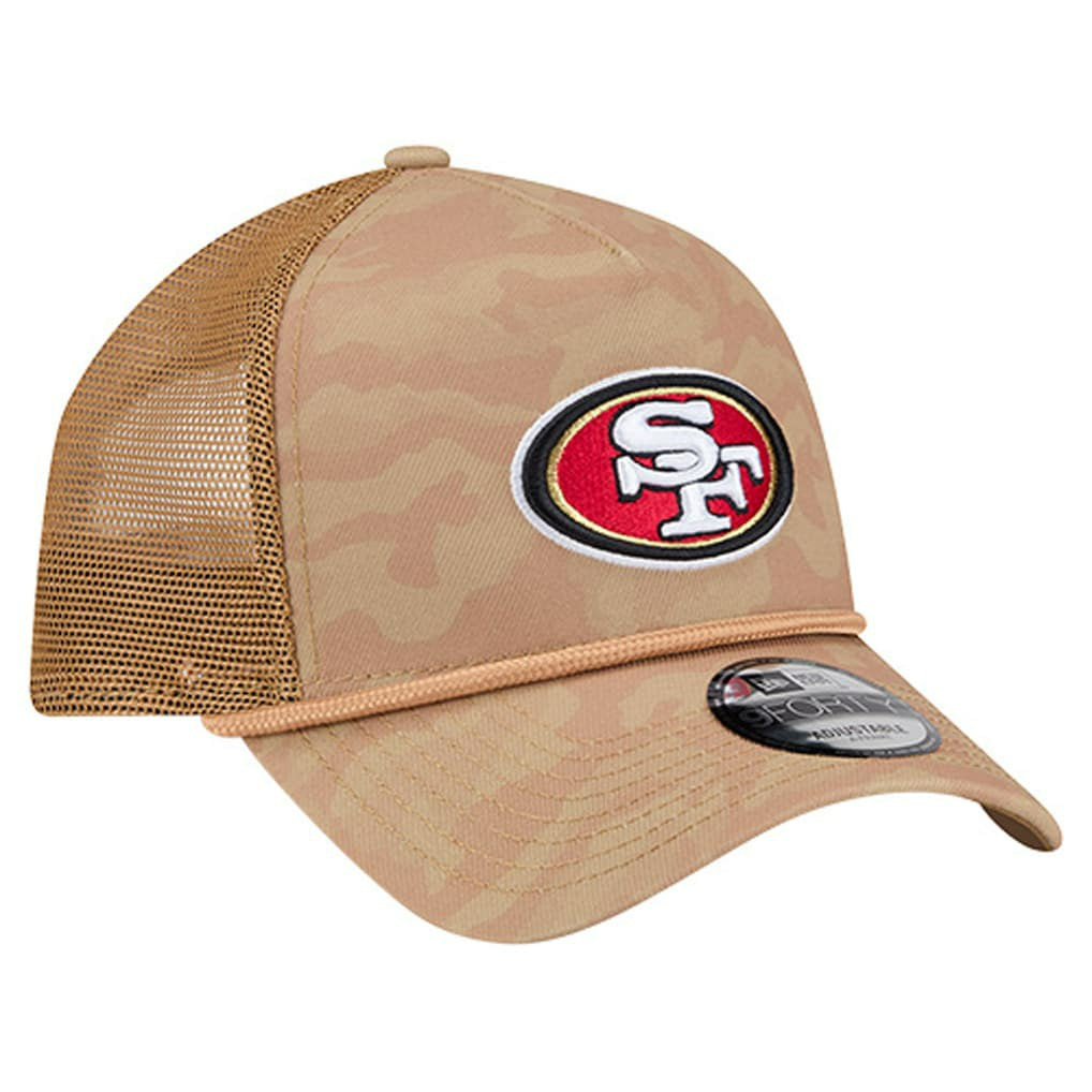Wheat Camo 9FORTY Adjustable Hat - San Francisco 49ers Hats