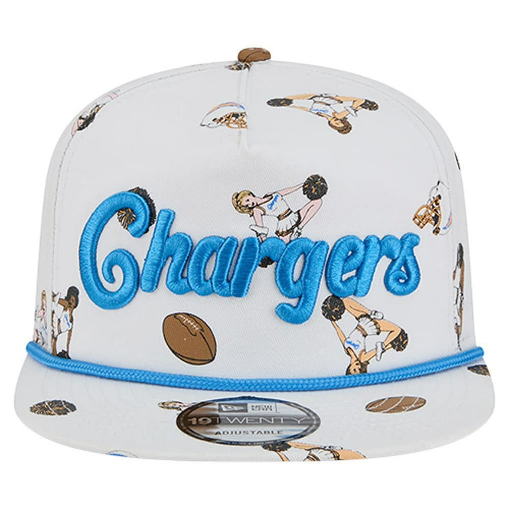 Team Cheer 19TWENTY Snapback Hat - Los Angeles Chargers Hats