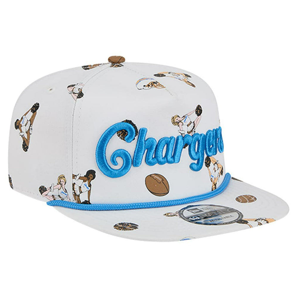Team Cheer 19TWENTY Snapback Hat - Los Angeles Chargers Hats