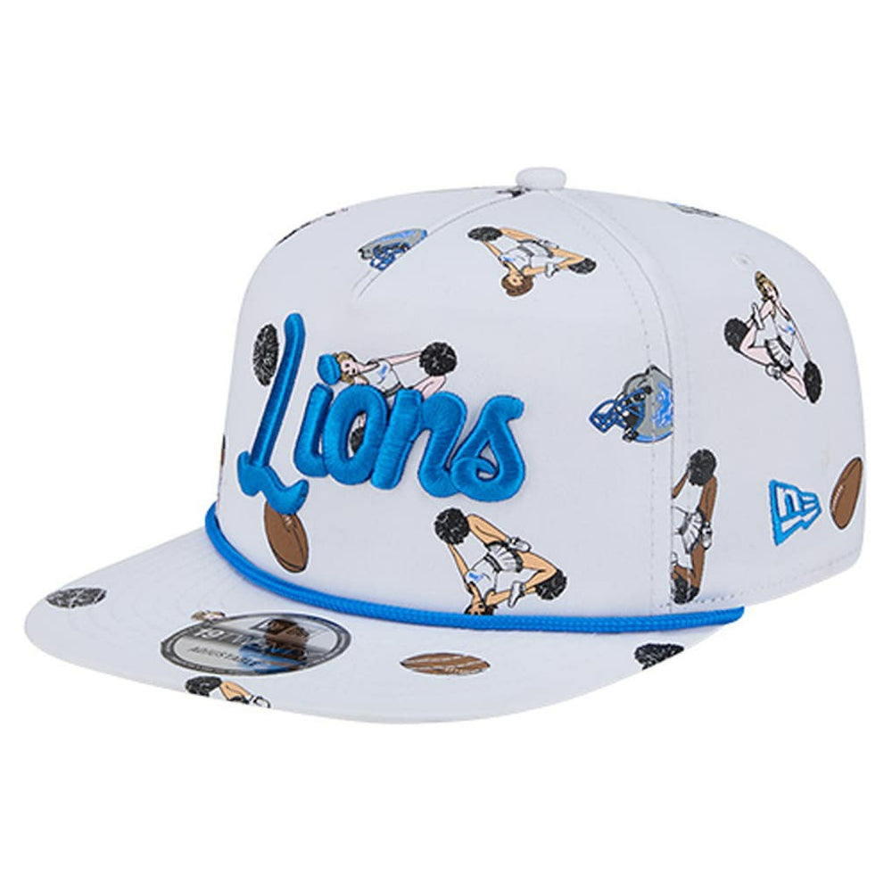 Team Cheer 19TWENTY Snapback Hat - Detroit Lions Hats