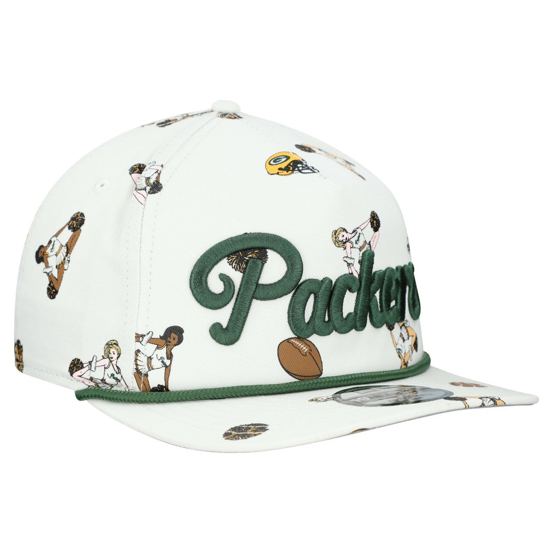 Team Cheer 19TWENTY Snapback Hat - Green Bay Packers Hats