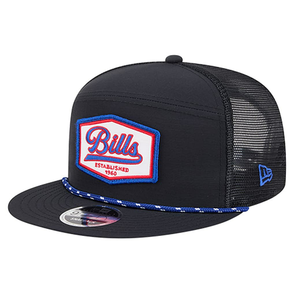 Ripstop Patch 9FIFTY Split Panel Snapback Hat - Buffalo Bills Hats