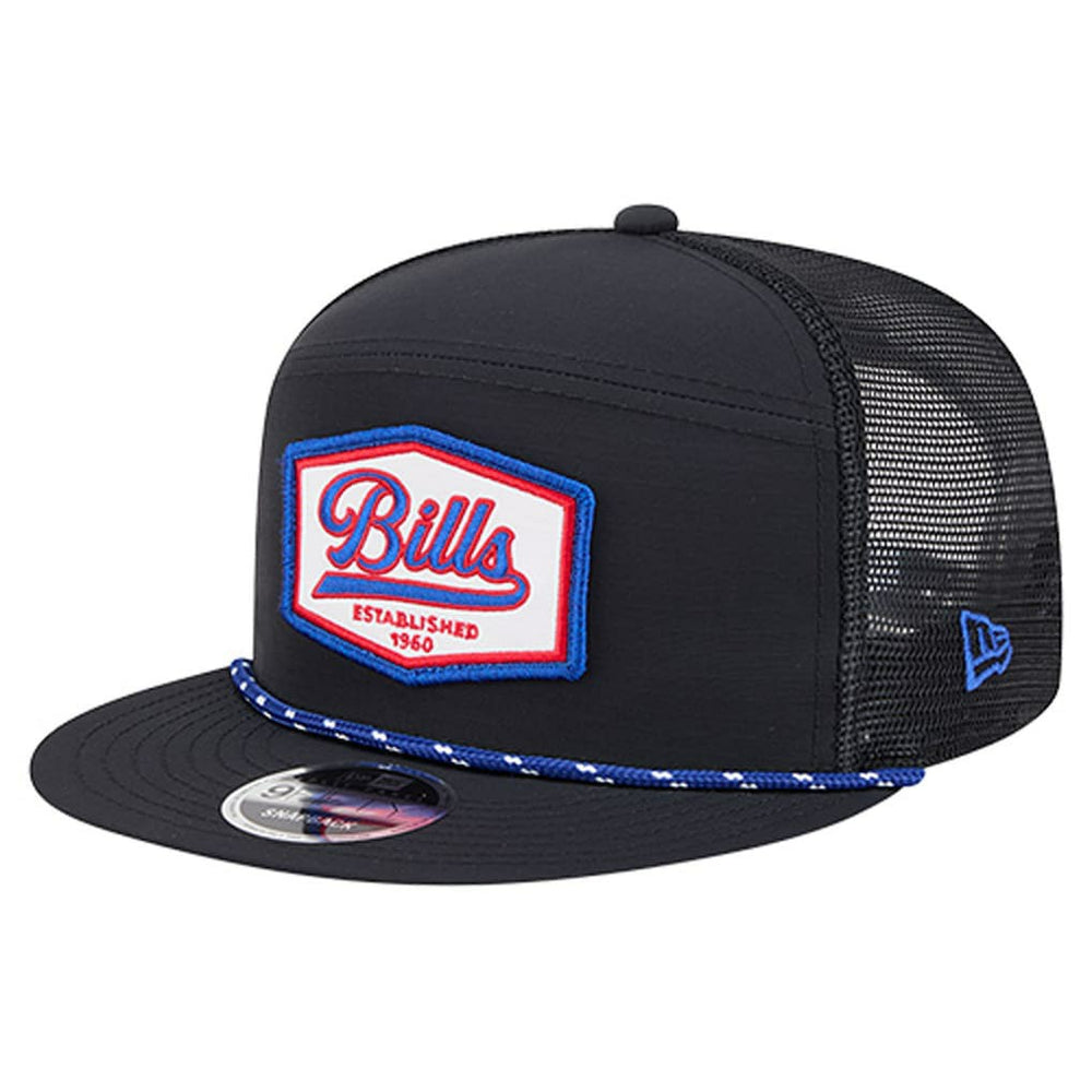 Ripstop Patch 9FIFTY Split Panel Snapback Hat - Buffalo Bills Hats