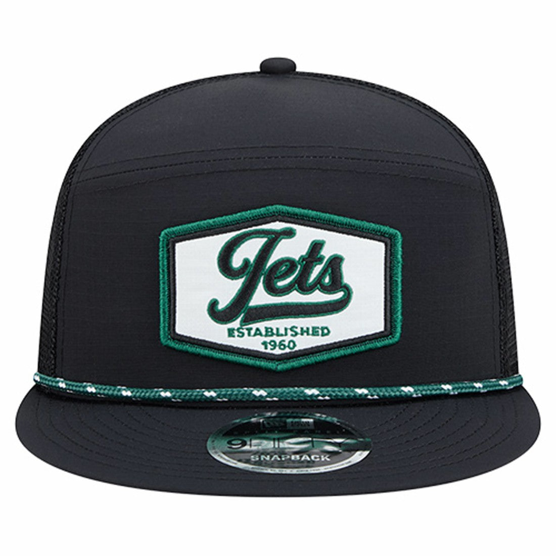 Ripstop Patch 9FIFTY Split Panel Snapback Hat - New York Jets Hats