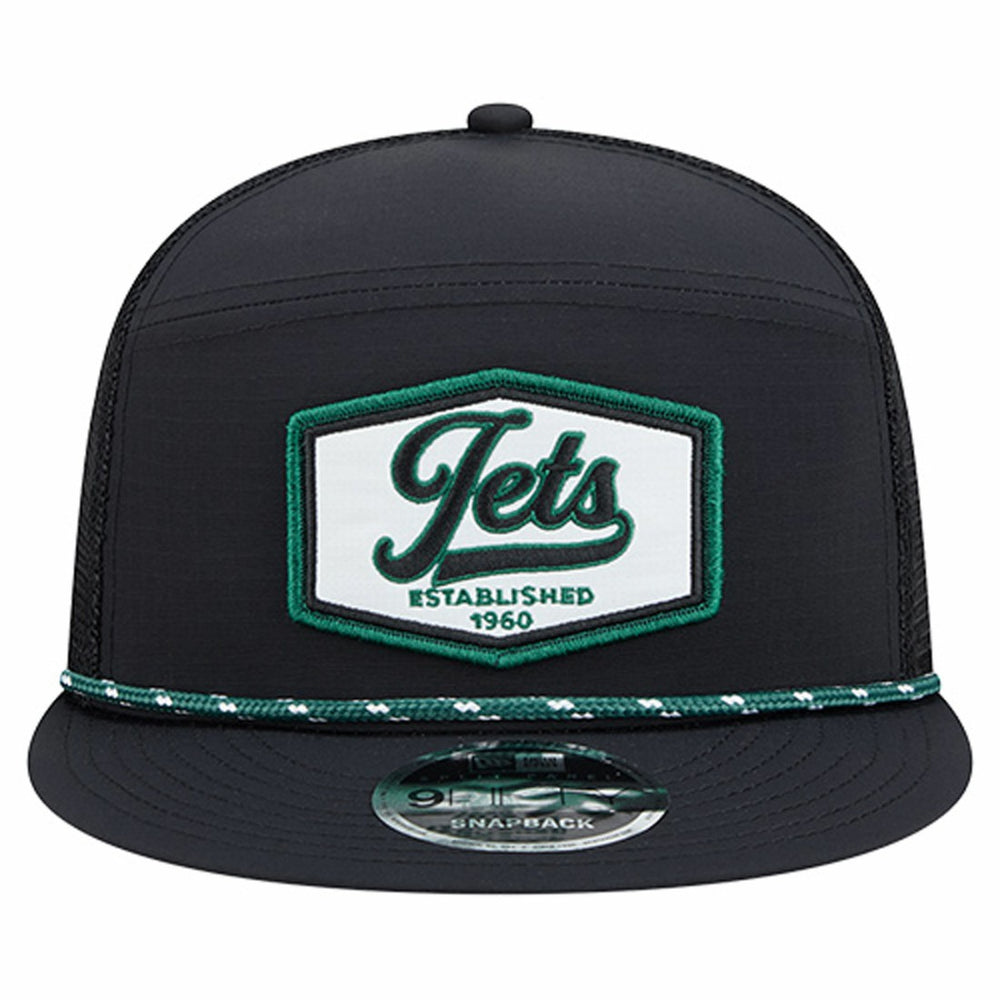 Ripstop Patch 9FIFTY Split Panel Snapback Hat - New York Jets Hats
