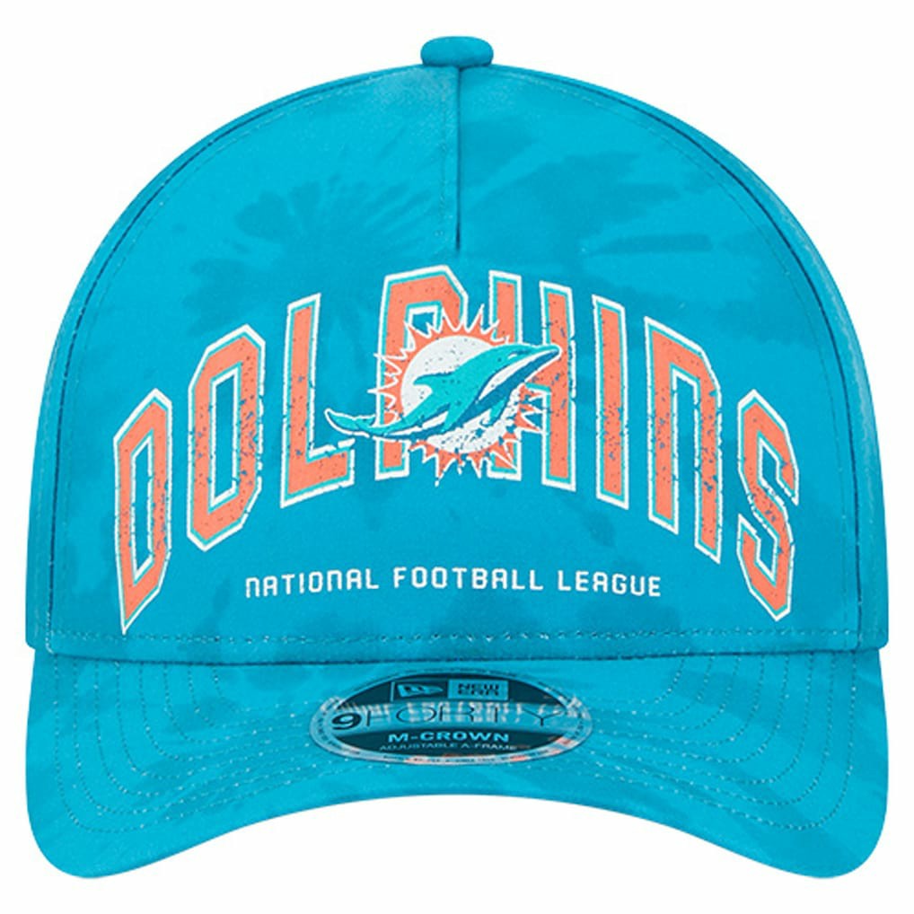 Tie Dye Fade 9Forty M-Crown A-Frame Adjustable Hat - Miami Dolphins Hats
