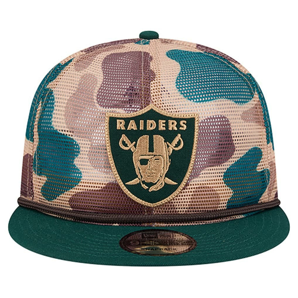 Duck Camo 9FIFTY Snapback Hat - Las Vegas Raiders Hats