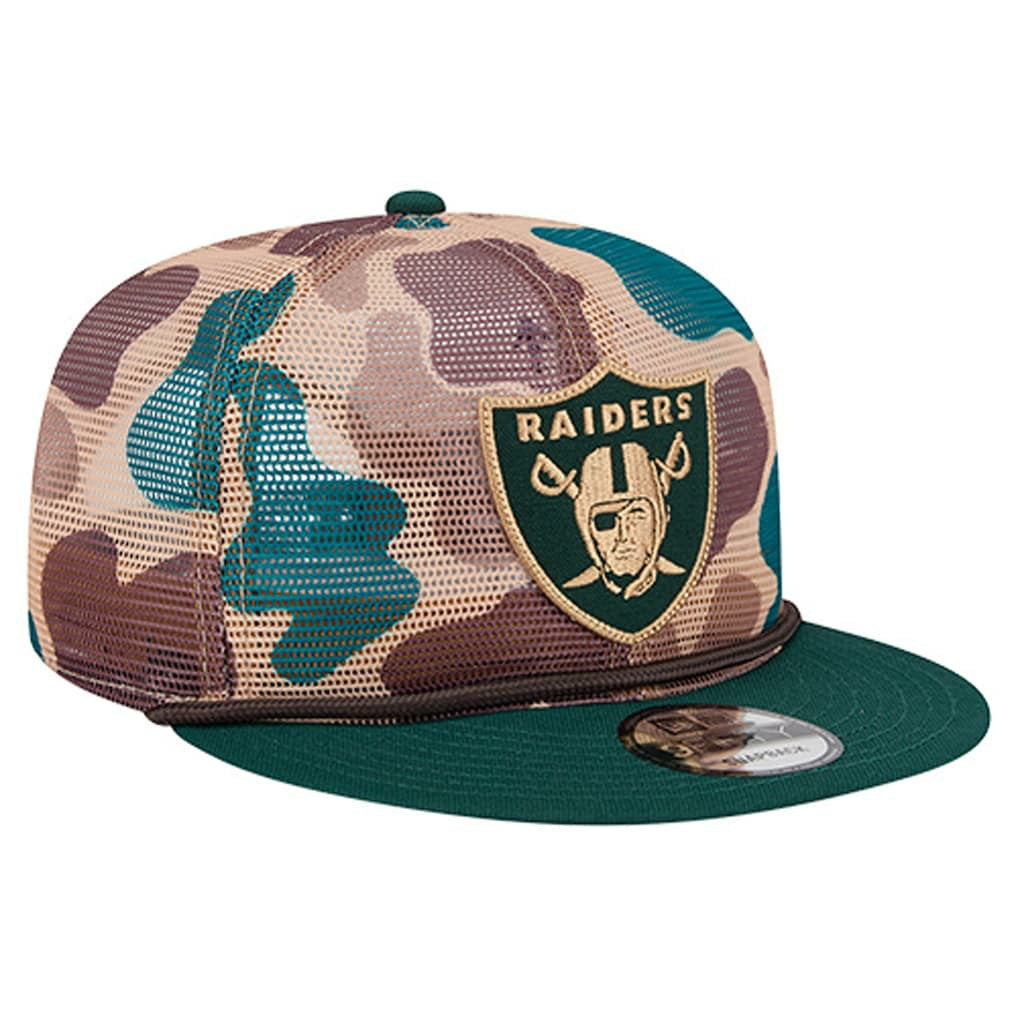Duck Camo 9FIFTY Snapback Hat - Las Vegas Raiders Hats