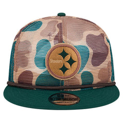 Duck Camo 9FIFTY Snapback Hat - Pittsburgh Steelers Hats