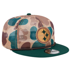 Duck Camo 9FIFTY Snapback Hat - Pittsburgh Steelers Hats