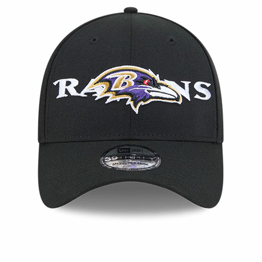 Overlap Logo 39THIRTY Stretch Fit Hat - Baltimore Ravens Hats