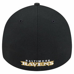 Overlap Logo 39THIRTY Stretch Fit Hat - Baltimore Ravens Hats