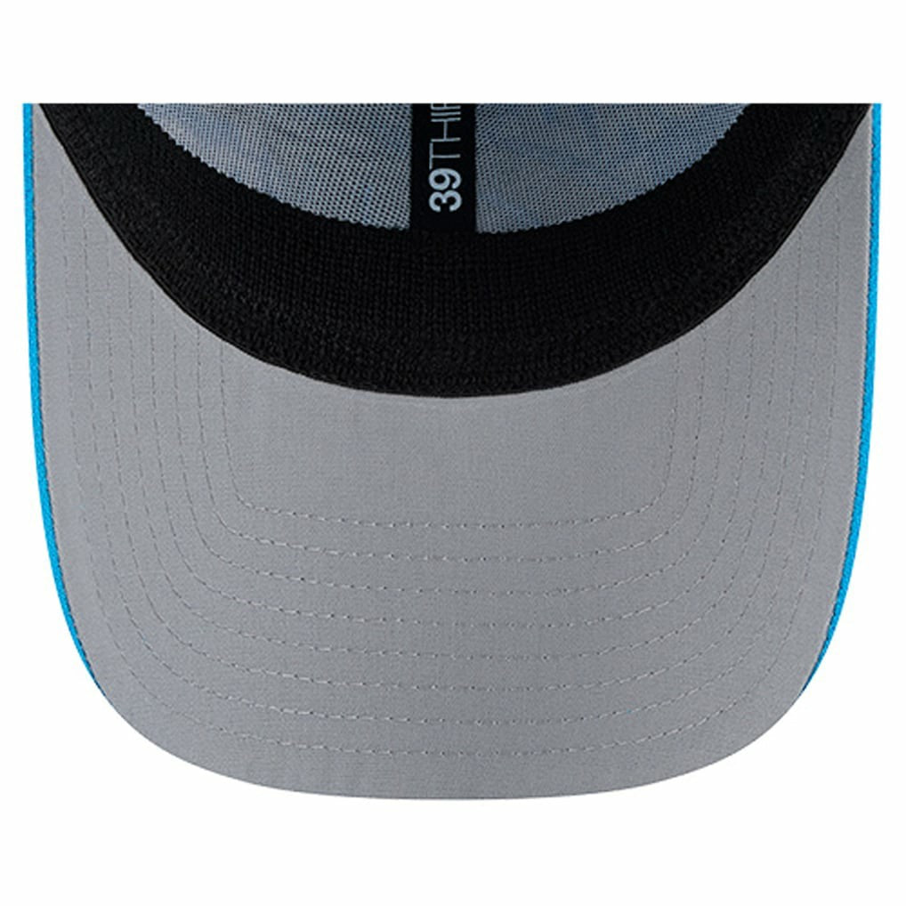 Overlap Logo 39THIRTY Stretch Fit Hat - Carolina Panthers Hats